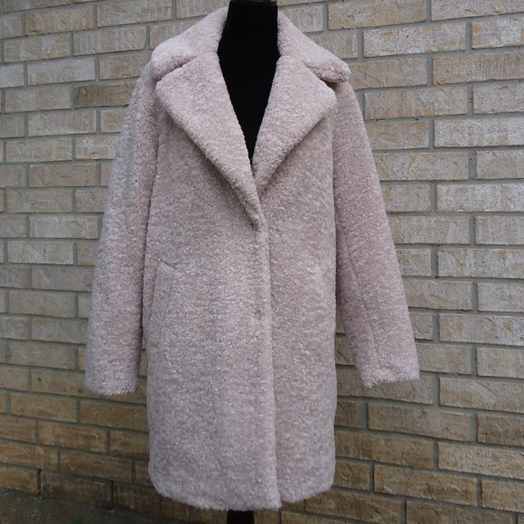 SIZE S. NWOT. Relish Noless Teddy Faux Shearling Fur Coat. - Picture 3 of 16